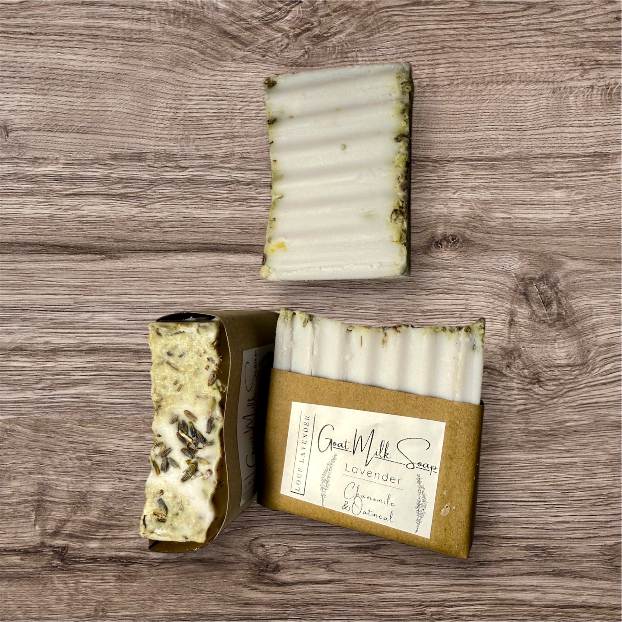 Lavender, Chamomile & Oatmeal Goat Milk Soap